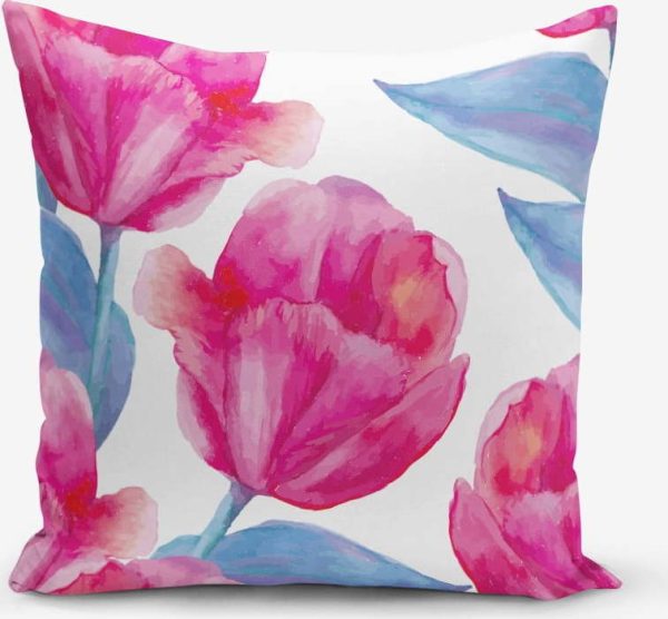 Povlak na polštář s příměsí bavlny Minimalist Cushion Covers Lale