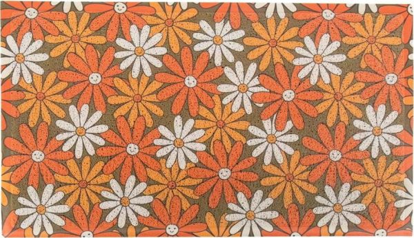 Rohožka 40x70 cm Happy Flowers – Artsy Doormats