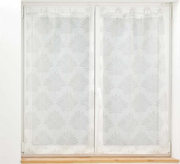 Bílé voálové záclony v sadě 2 ks 60x120 cm Levita – douceur d'intérieur