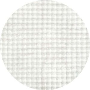 Bílý pratelný kulatý koberec ø 100 cm Bubble White – Mila Home