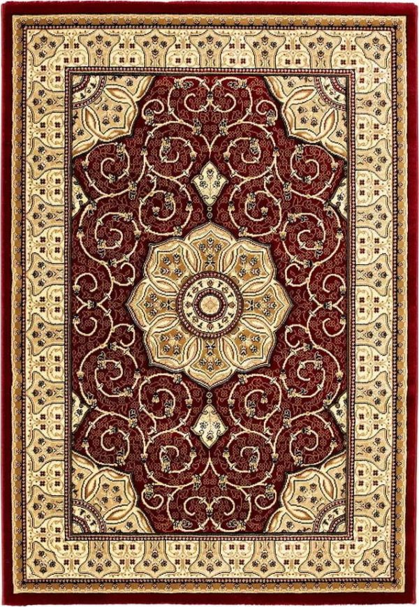 Červený koberec 200x290 cm Heritage – Think Rugs