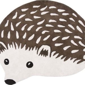 Hnědý dětský koberec 120x105 cm Hedgehog – Lilipinso