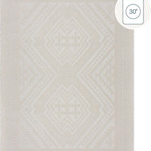 Krémový pratelný koberec z žinylky 80x160 cm Jaipur – Flair Rugs