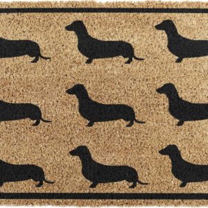 Rohožka z kokosového vlákna 40x60 cm Dachshund – Artsy Doormats