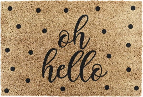 Rohožka z kokosového vlákna 40x60 cm Oh Hello – Artsy Doormats