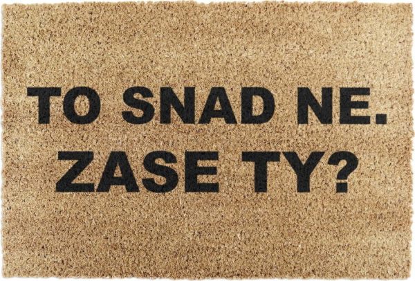 Rohožka z kokosového vlákna 40x60 cm Zase Ty? – Artsy Doormats