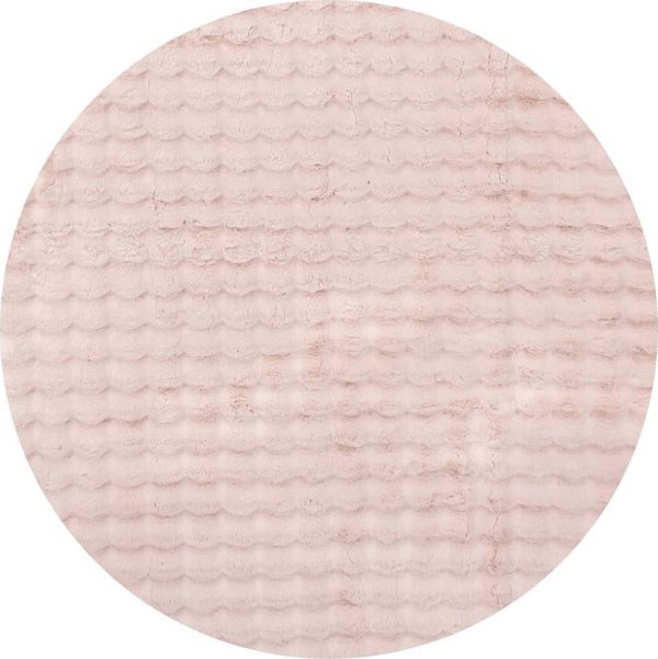 Růžový pratelný kulatý koberec ø 100 cm Bubble Pink – Mila Home