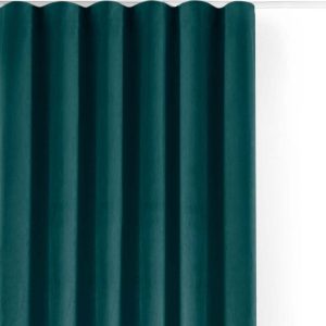 Sametový dimout závěs v petrolejové barvě 200x225 cm Velto – Filumi