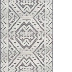 Šedý pratelný běhoun z žinylky 60x240 cm Jaipur – Flair Rugs