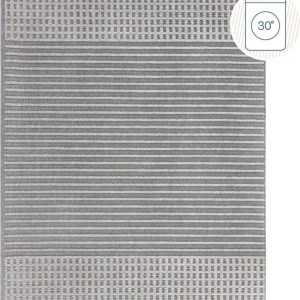 Šedý pratelný koberec z žinylky 120x160 cm Elton – Flair Rugs