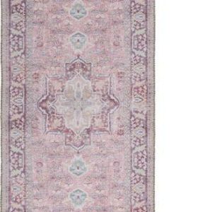 Světle červený pratelný běhoun s příměsí recyklovaných vláken 60x230 cm Windsor – Flair Rugs