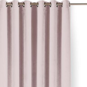 Světle růžový sametový dimout závěs 140x270 cm Velto – Filumi