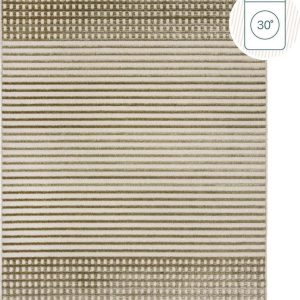 Zelený pratelný koberec z žinylky 200x320 cm Elton – Flair Rugs