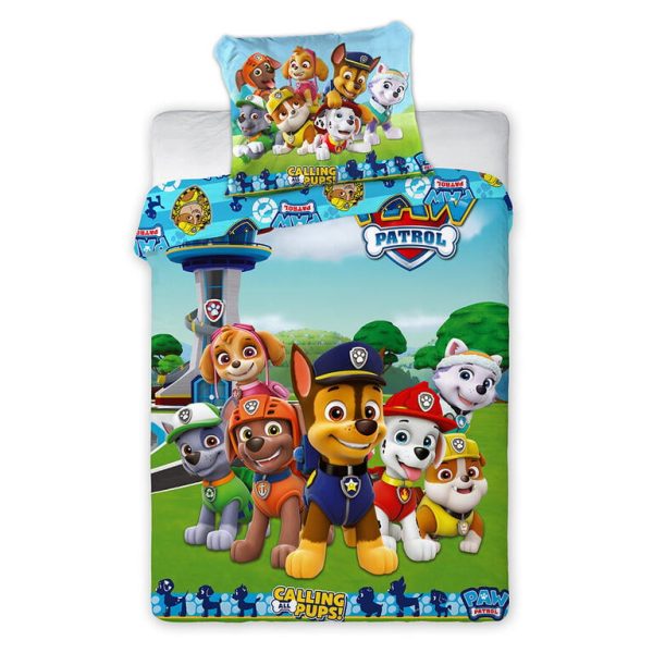 Bavlněné ložní povlečení TLAPKOVÁ PATROLA - Paw Patrol