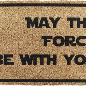 Rohožka z kokosového vlákna 40x60 cm May the Force Be With Your – Artsy Doormats