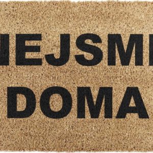 Rohožka z kokosového vlákna 40x60 cm Nejsme Doma – Artsy Doormats