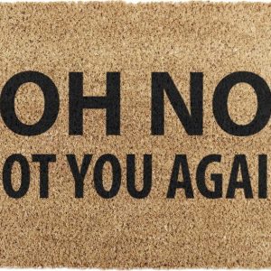 Rohožka z kokosového vlákna 40x60 cm Not You Again – Artsy Doormats