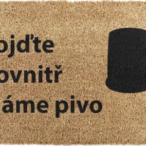 Rohožka z kokosového vlákna 40x60 cm Pivo – Artsy Doormats