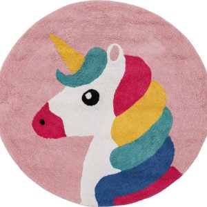 Bavlněný dětský koberec ø 100 cm Unicorn – Ixia