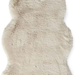 Krémová syntetická kožešina 60x90 cm Super Teddy – Think Rugs