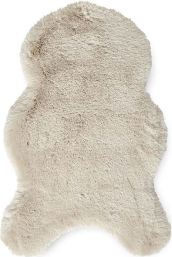 Krémová syntetická kožešina 60x90 cm Super Teddy – Think Rugs