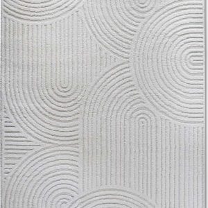 Krémový koberec 120x170 cm Chappe Cream White – Elle Decoration