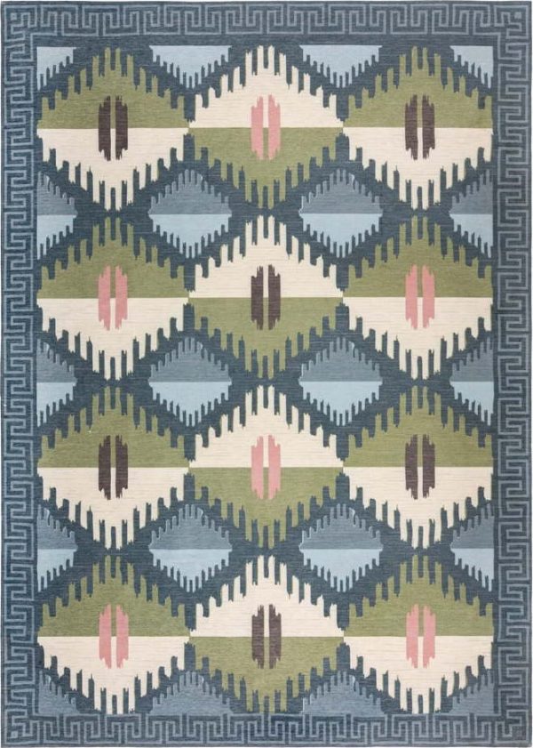 Modrý koberec 170x240 cm Lawson Kilim – Flair Rugs