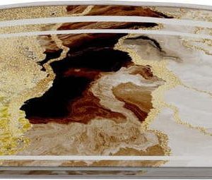 Nášlapy na schody v hnědo-krémové barvě v sadě 16 ks 20x65 cm Golden Marble – Vitaus