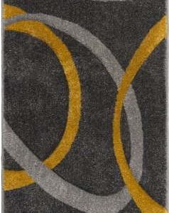 Okrově žluto-šedý běhoun 60x230 cm Elude Orb – Flair Rugs