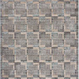 Šedo-béžový koberec 160x240 cm Evelyn Blocks – Flair Rugs