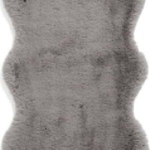 Šedý syntetický běhoun 60x180 cm Super Teddy – Think Rugs