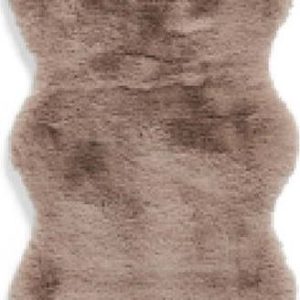 Světle hnědý syntetický běhoun 60x180 cm Super Teddy – Think Rugs