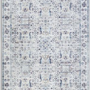 Světle modrý koberec 160x230 cm Saveh Cream Blue – Elle Decoration