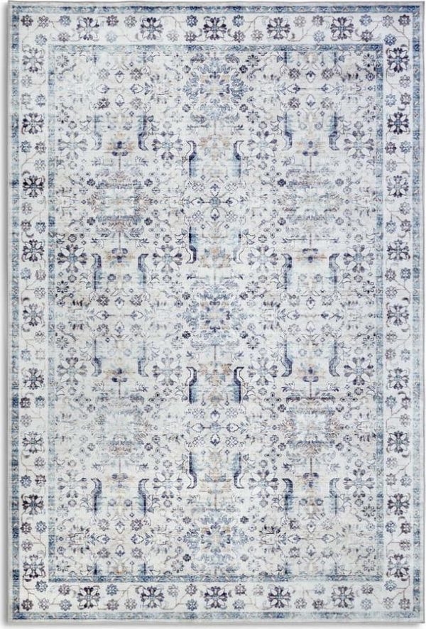 Světle modrý koberec 160x230 cm Saveh Cream Blue – Elle Decoration