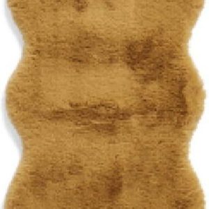 Syntetický běhoun v hořčicové barvě 60x180 cm Super Teddy – Think Rugs