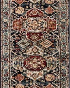 Tmavě modrý běhoun 66x300 cm Gillingham – Flair Rugs