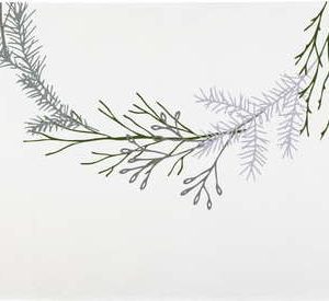 Bavlněný běhoun na stůl 40x140 cm Christmas Twigs – Butter Kings