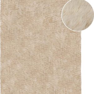 Béžová syntetická kožešina 180x290 cm Alpine Faux Fur – Flair Rugs