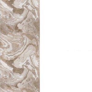 Béžový běhoun 80x300 cm Marbled – Flair Rugs