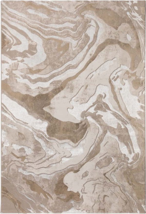 Béžový koberec 80x150 cm Marbled – Flair Rugs