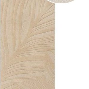 Béžový vlněný koberec běhoun 60x230 cm Lino Leaf – Flair Rugs