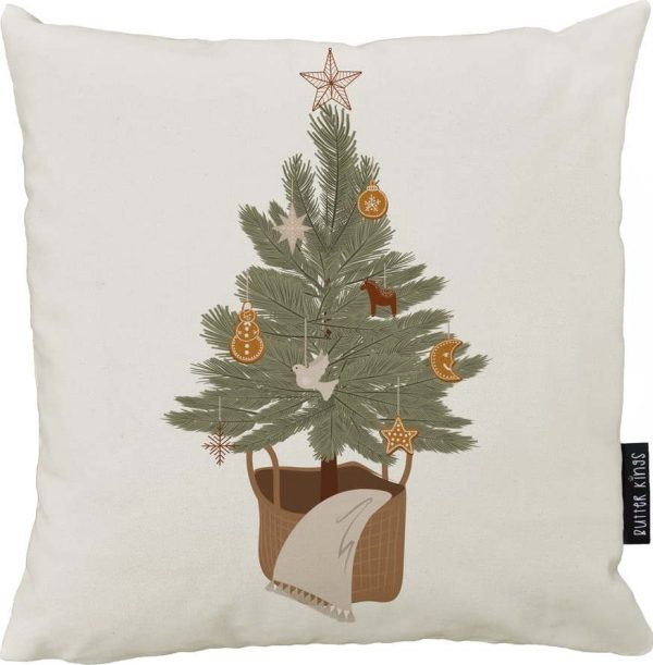 Dekorační polštář s vánočním motivem 45x45 cm Christmas Tree – Butter Kings