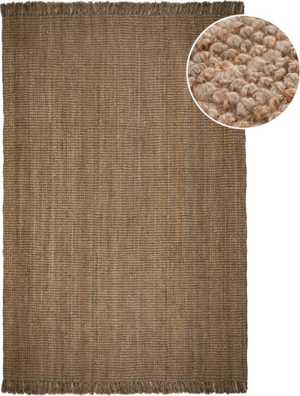 Hnědý jutový koberec Flair Rugs Jute