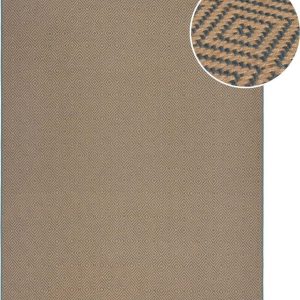 Jutový koberec v modro-přírodní barvě 160x230 cm Diamond – Flair Rugs