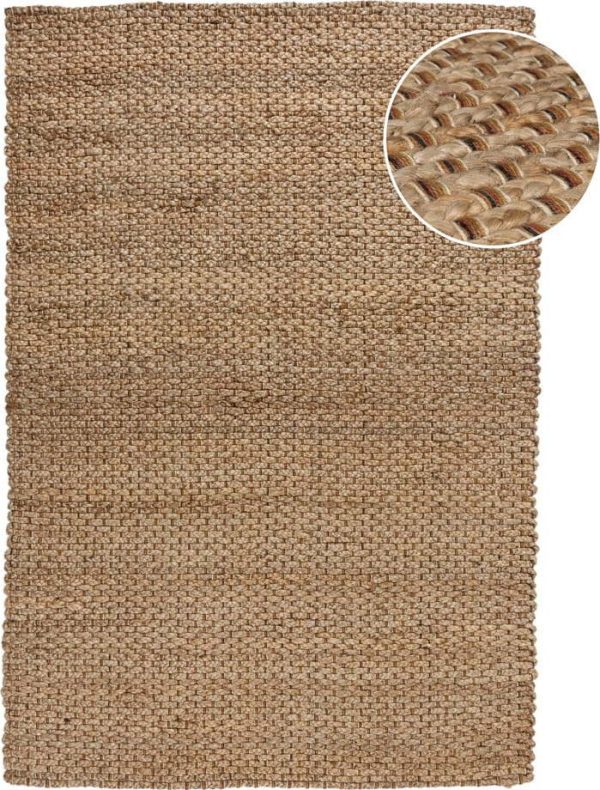 Jutový koberec v přírodní barvě 200x290 cm Sol – Flair Rugs