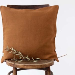 Lněný povlak na polštář 45x45 cm Hazelnut – Linen Tales