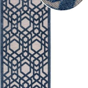 Modrý venkovní koberec 230x66 cm Oro - Flair Rugs