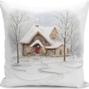 Povlak na polštář s vánočním motivem 43x43 cm – Mila Home