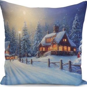 Povlak na polštář s vánočním motivem 43x43 cm – Mila Home