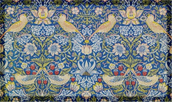 Rohožka 40x70 cm William Morris Strawberry Thief – Artsy Doormats